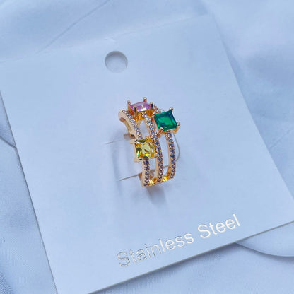 The Vibrant Trio Ring