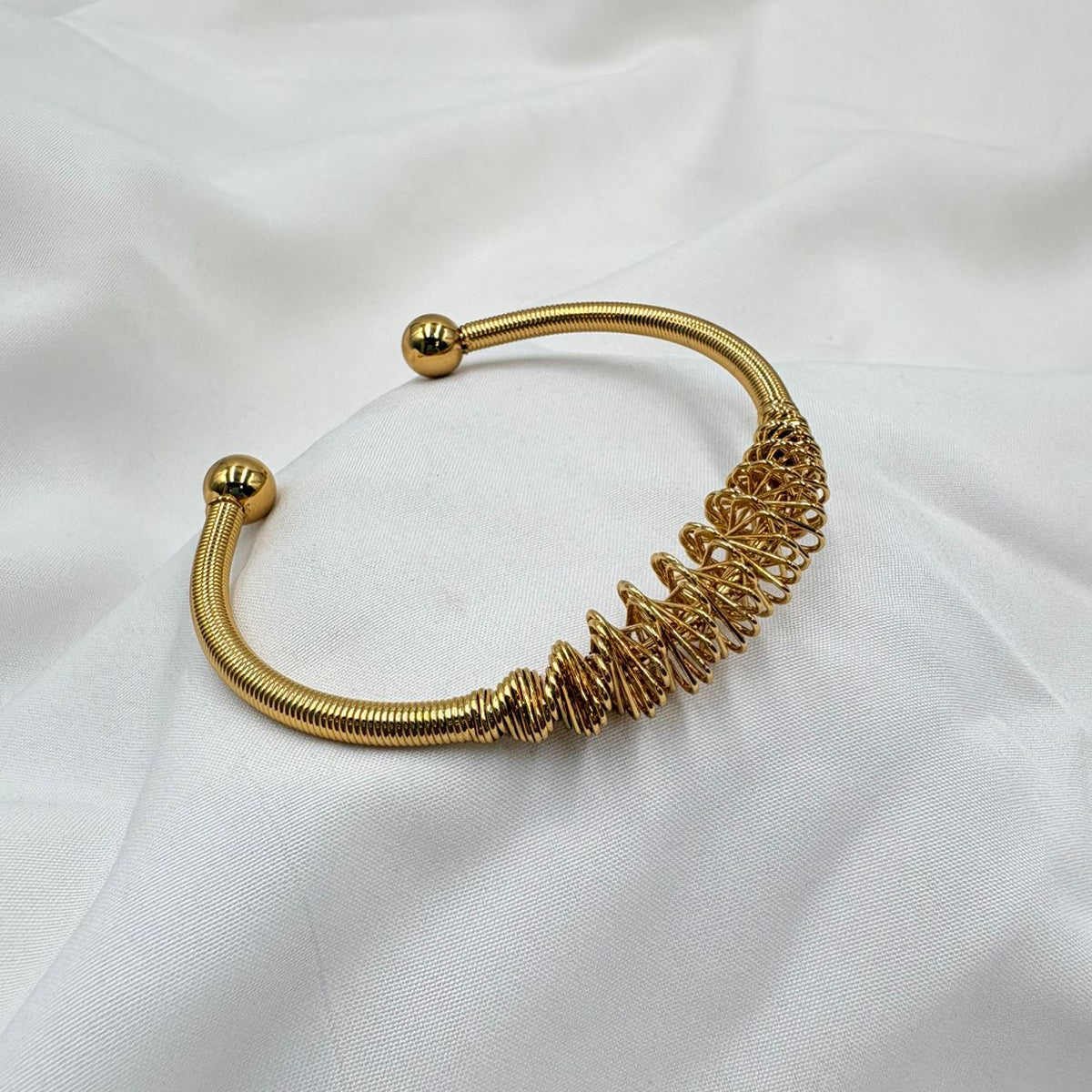 Coiled Cuff Bracelet