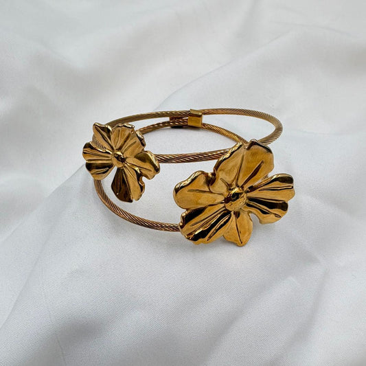 Statement Floral Bracelet