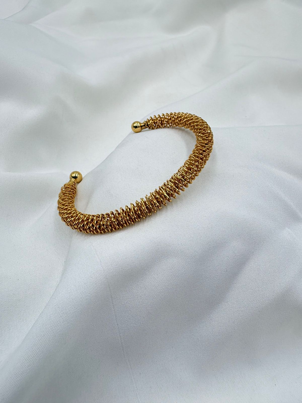Coiled wire Bracelet