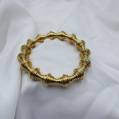Spiral Coiled Bracelet