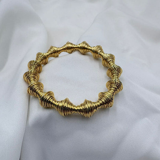Spiral Coiled Bracelet
