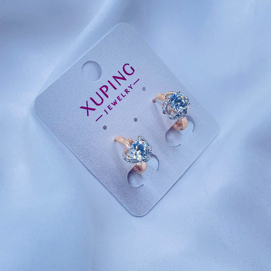 CZ Hoops Earrings- XUPING