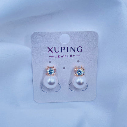 Cz and pearl Earrings- XUPING