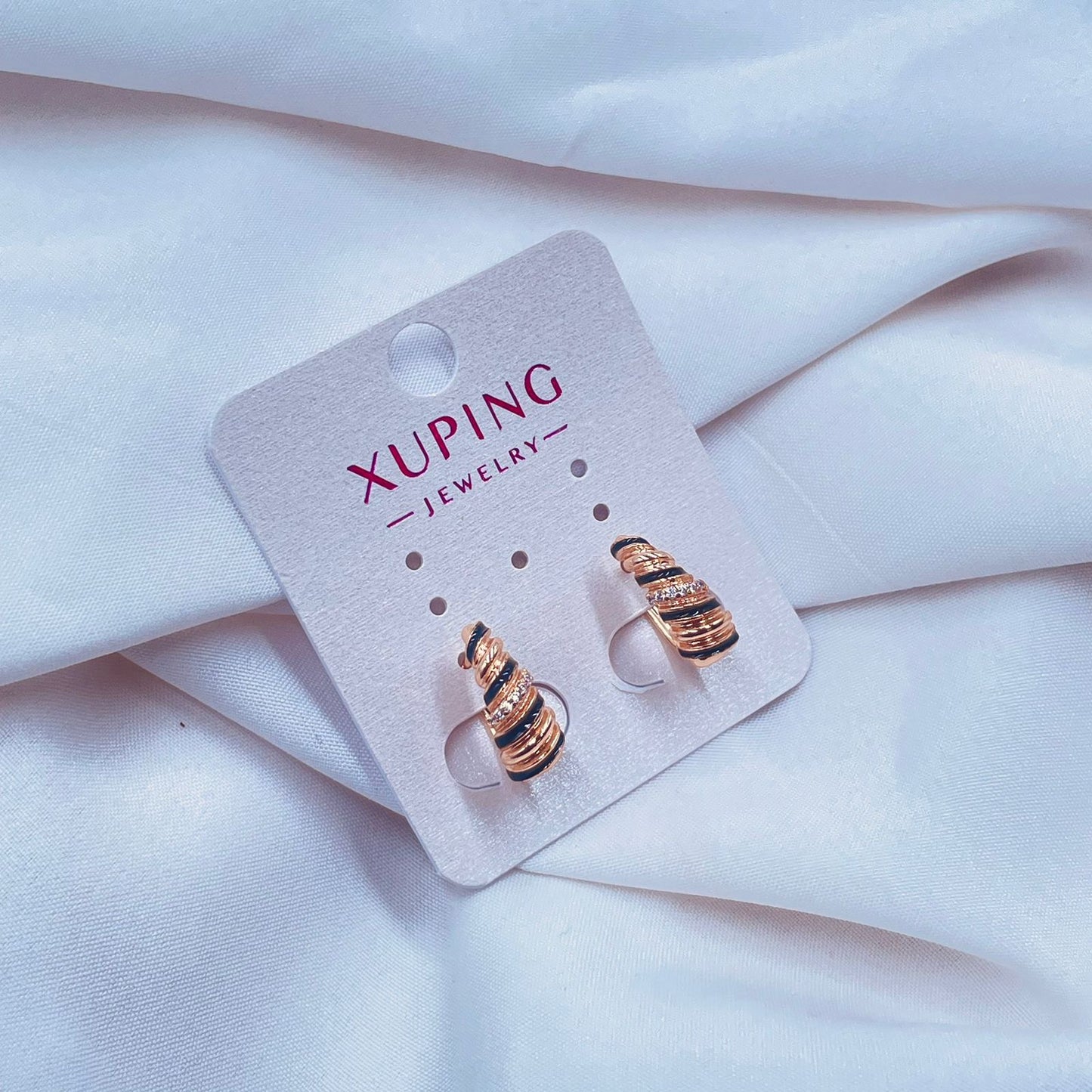 Swirl Studs Earrings- XUPING