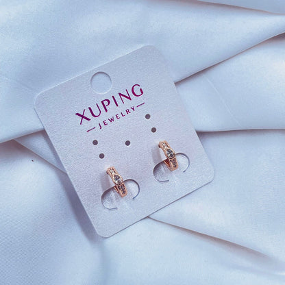 Minimalist zircon  Earrings- XUPING