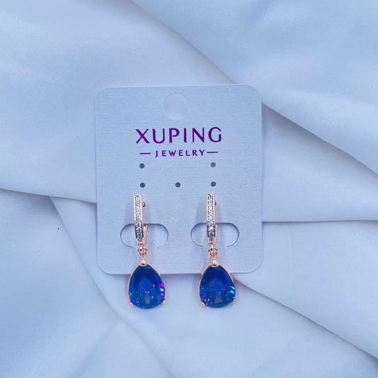 Sapphire  Sparkle Earrings- XUPING
