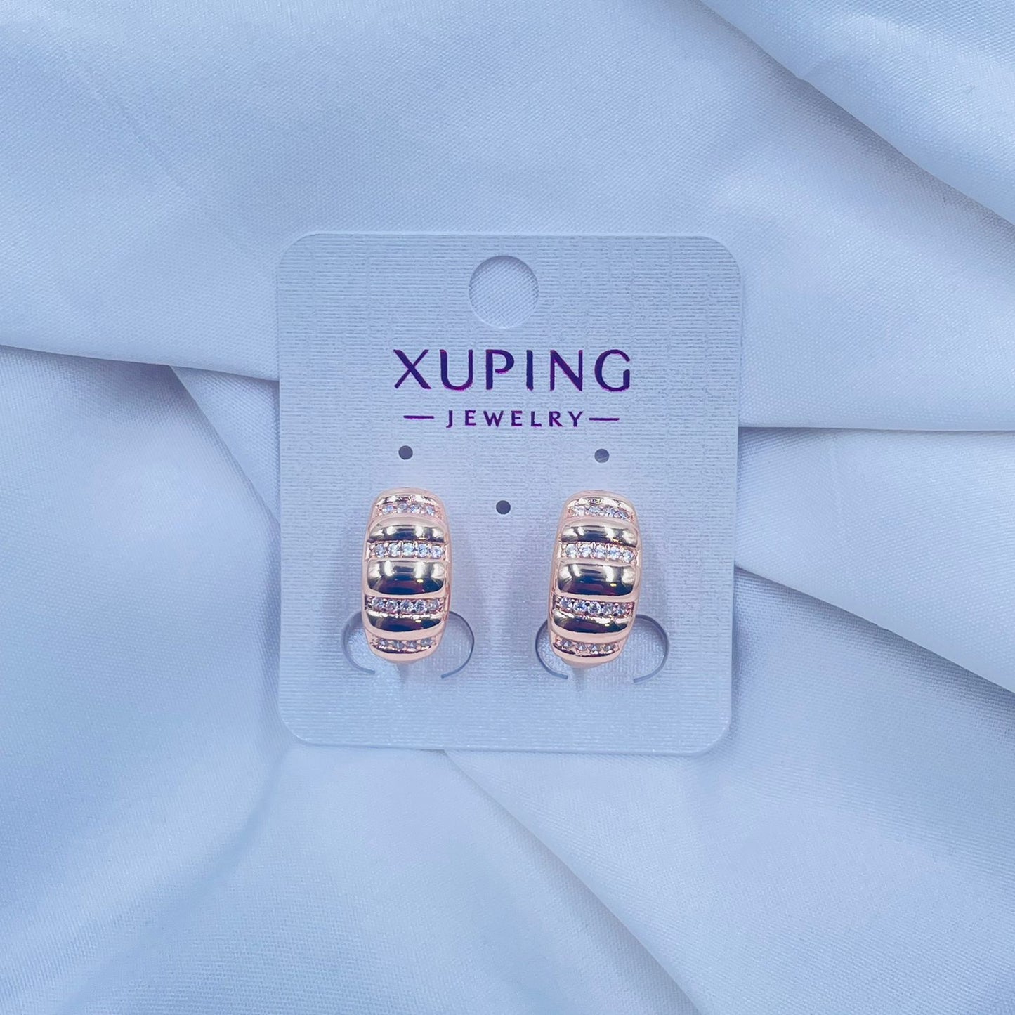 Starline Studded hoops Earrings- XUPING