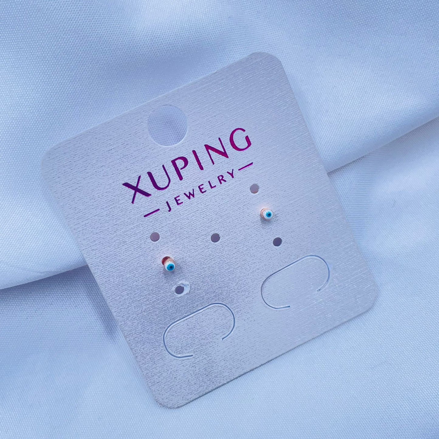 Minimal Evil Eye Earrings- XUPING