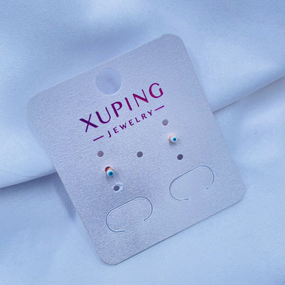 Minimal Evil Eye Earrings- XUPING