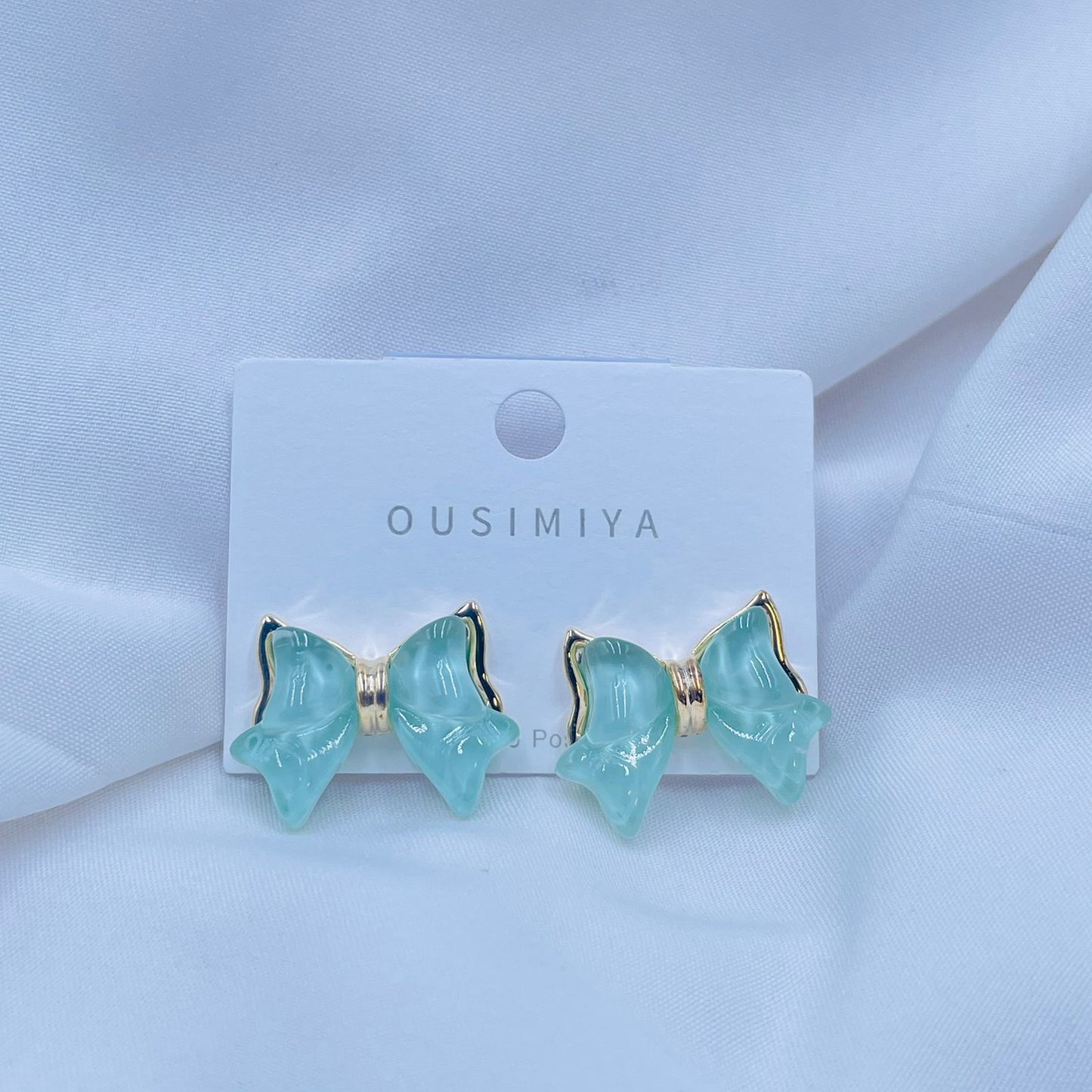 Crystal Bow Earrings