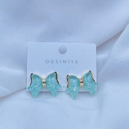 Crystal Bow Earrings