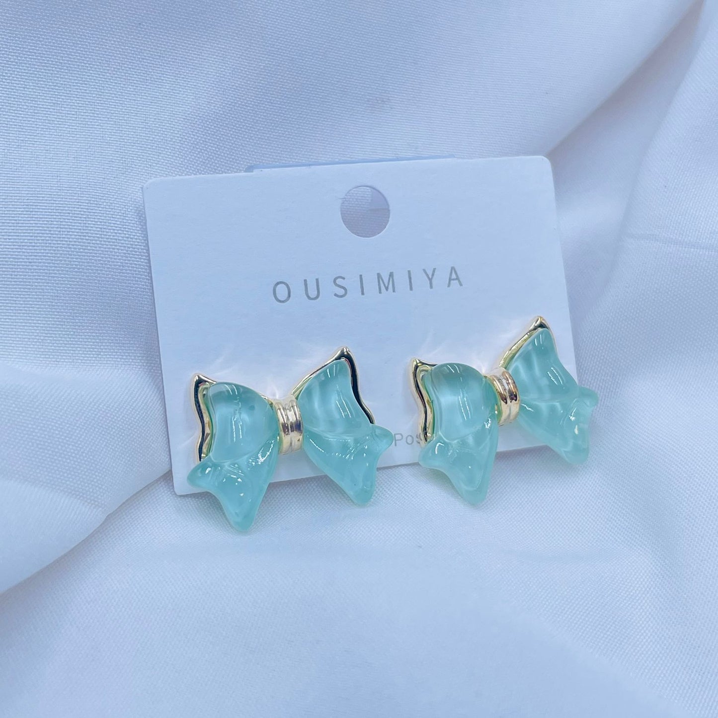 Crystal Bow Earrings