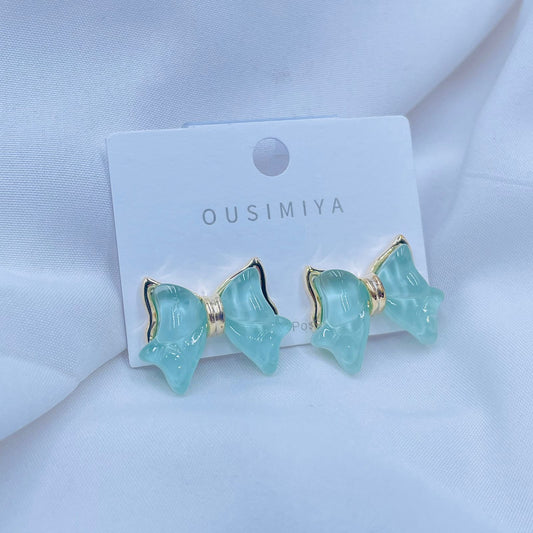 Crystal Bow Earrings