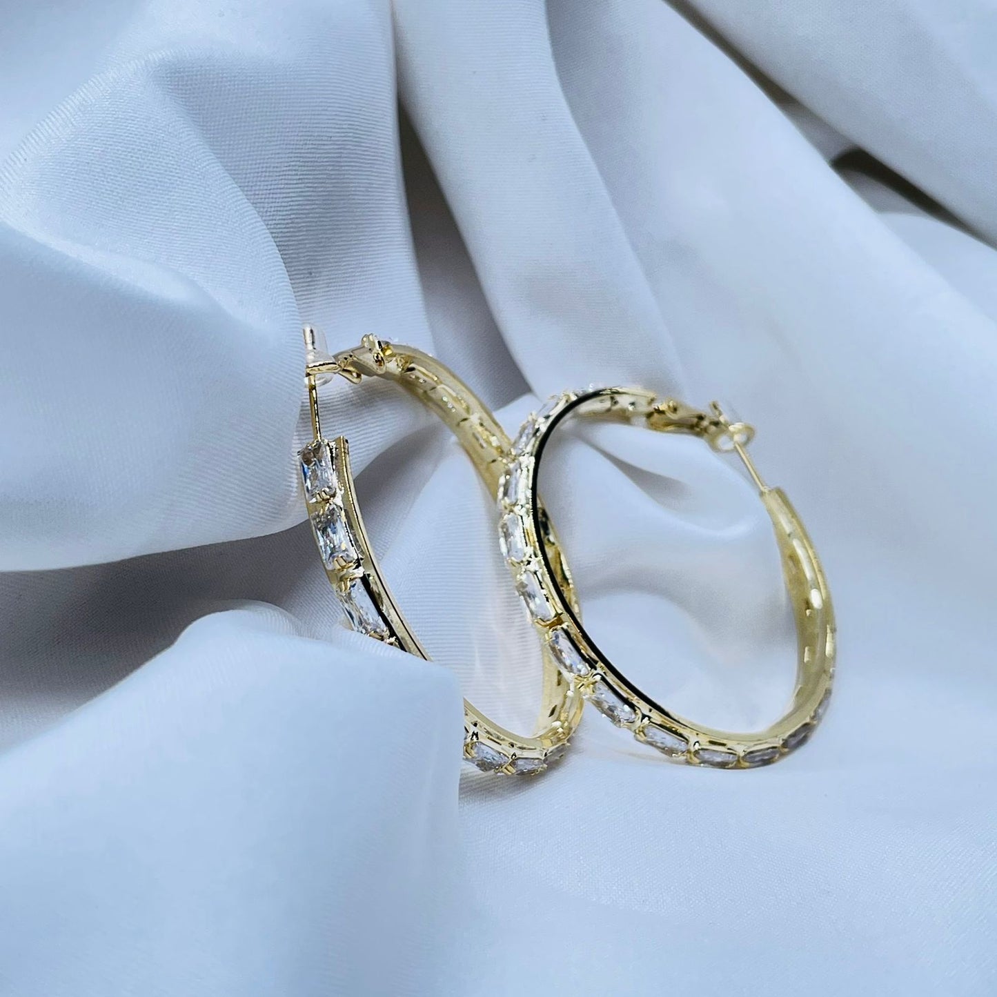 Classic Studded Hoops