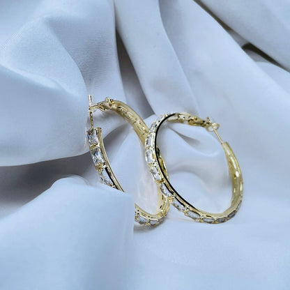 Classic Studded Hoops