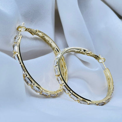 Classic Studded Hoops