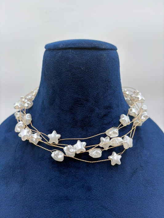 Pearl Star Choker