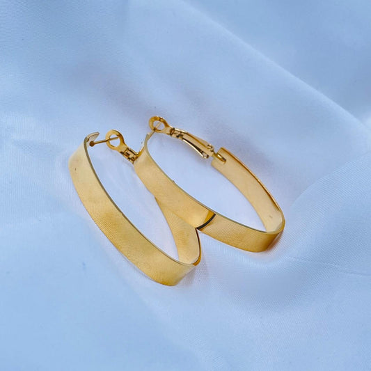 Golden Hoops Earrings