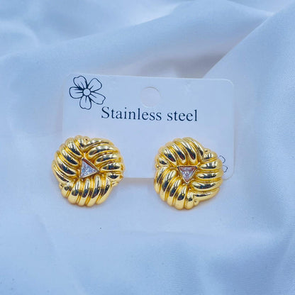 Golden Spiral Studs