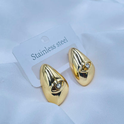 Gilded Eye Teardrops Earrings