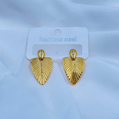 Golden Leaf Earrings