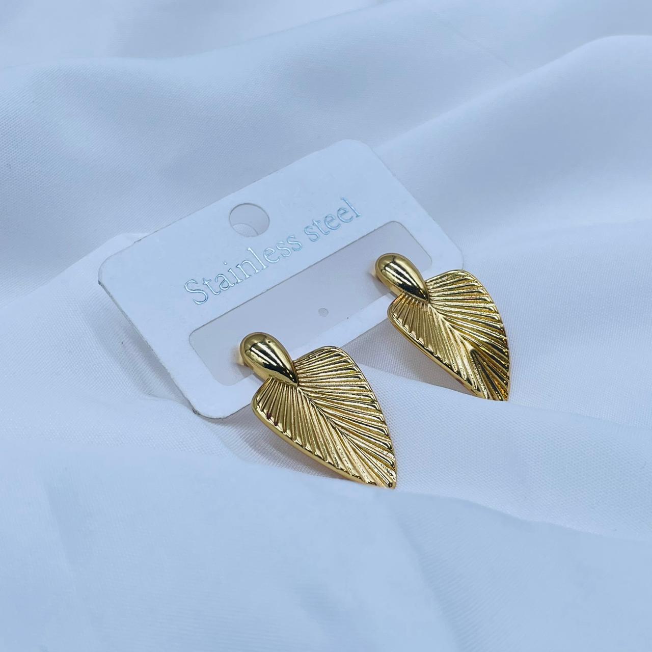 Golden Leaf Earrings