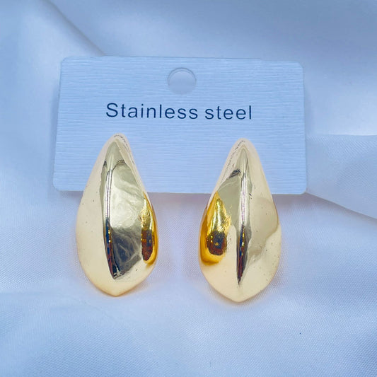 Gold Eardrop Earrings