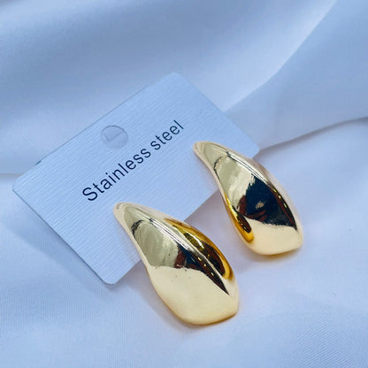 Gold Eardrop Earrings