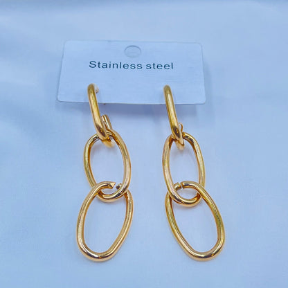Golden Link Earrings