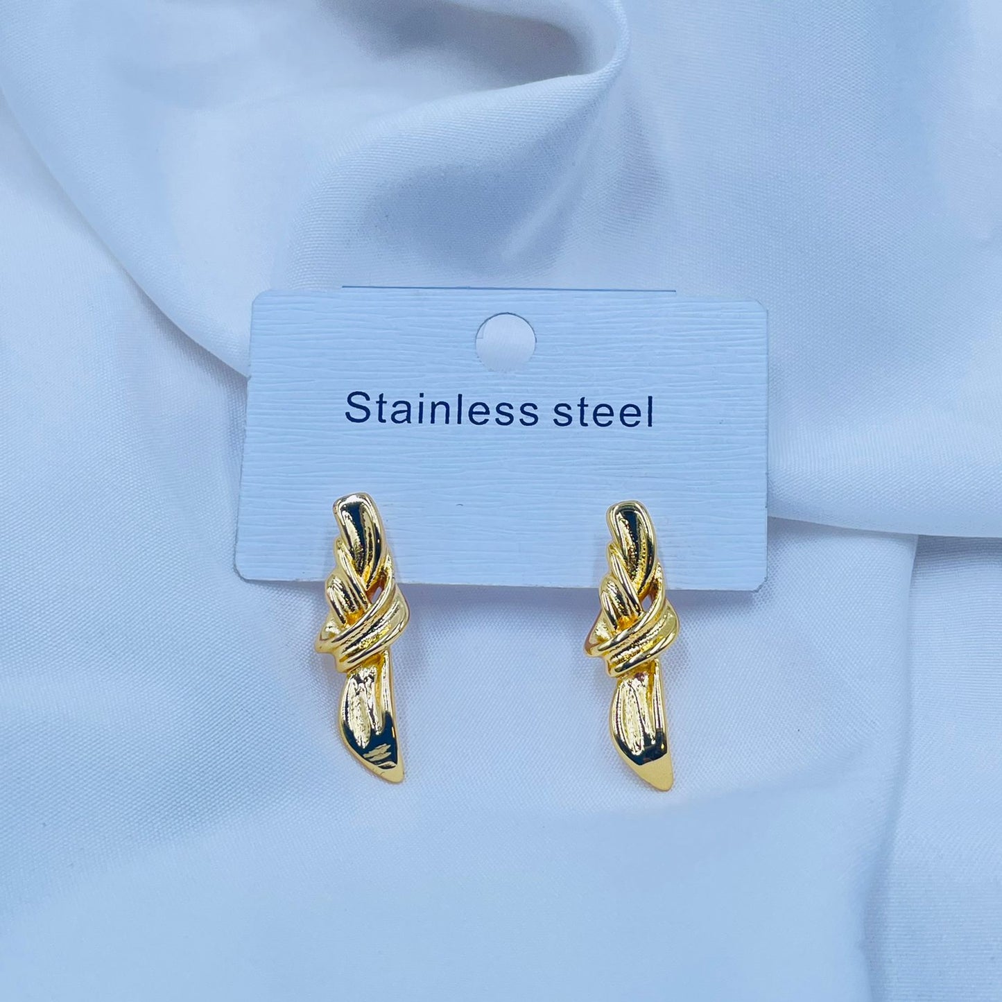 Golden Knot  Earrings