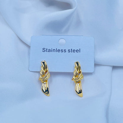 Golden Knot  Earrings