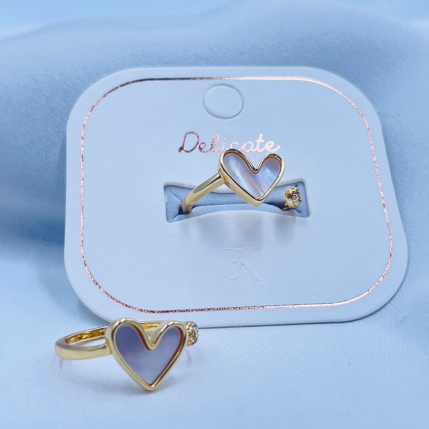 Heart Shaped Gold Rings