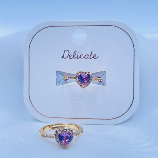 Pink Heart Ring