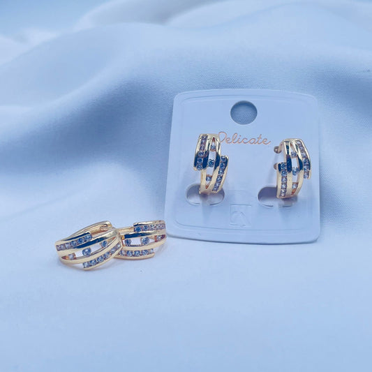 Azure Curve Earrings