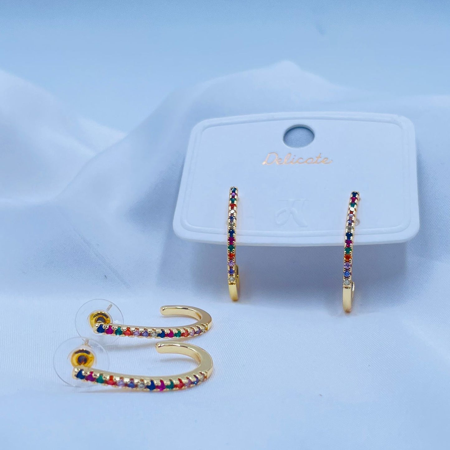 Multicolor Rainbow Earrings