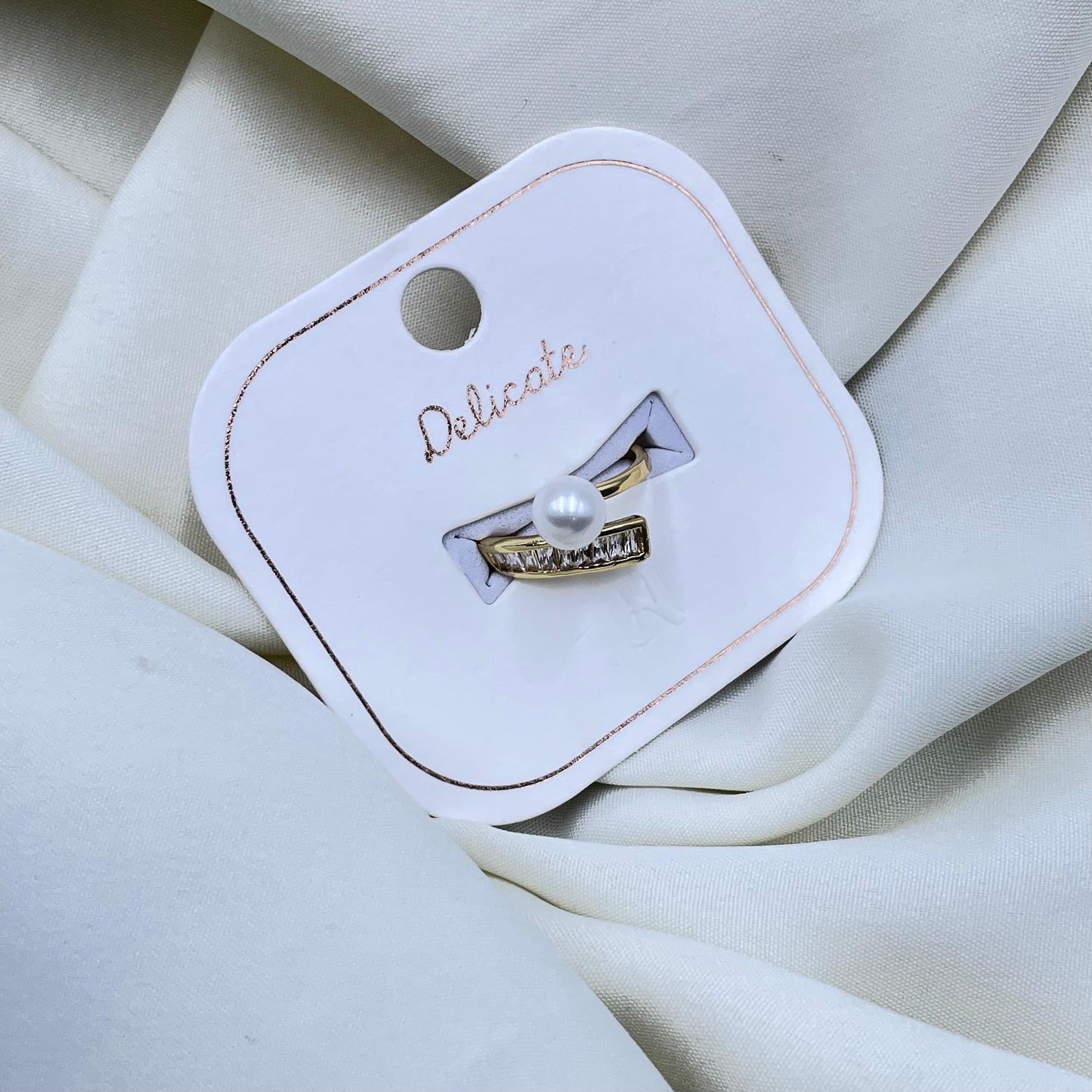 Minimalist Sparkle Ring