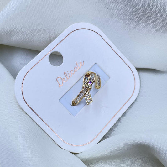 Gold Ribbon Ring