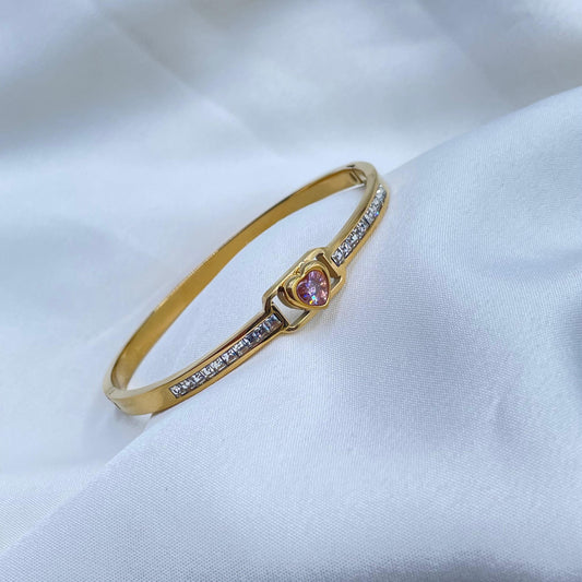 Pink Heart Bracelet