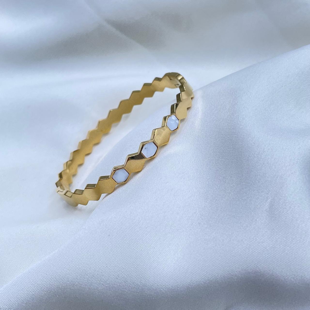 Honeycomb bracelet