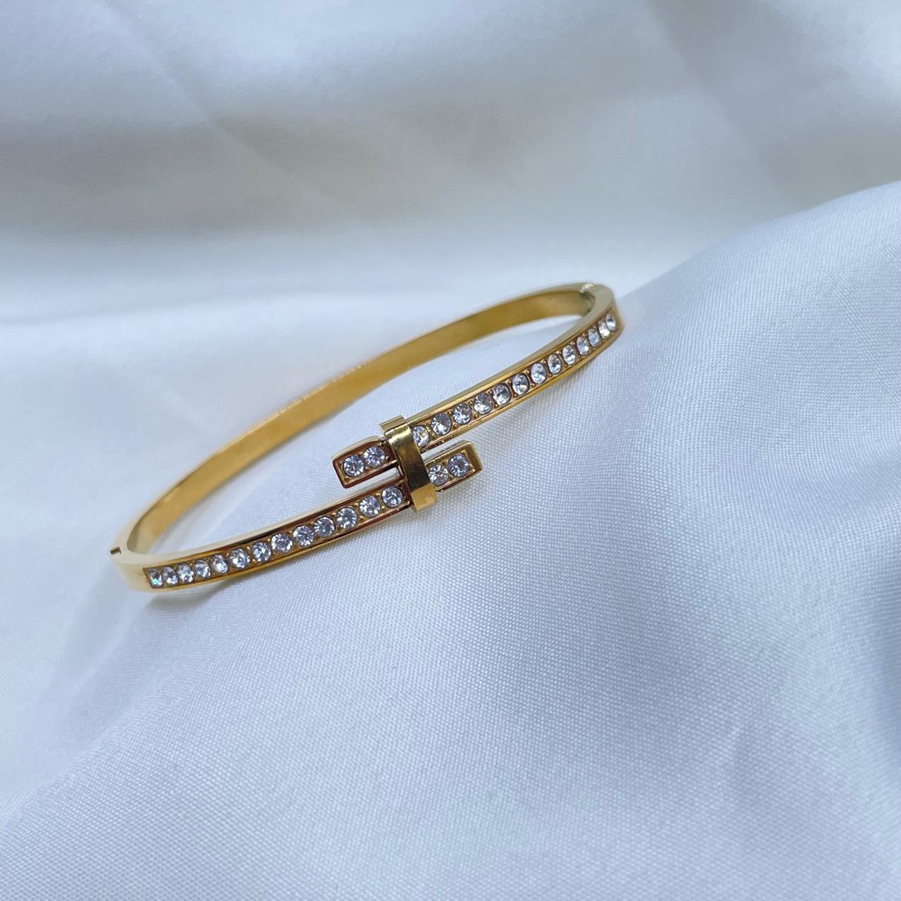 Gold CZ Bracelet