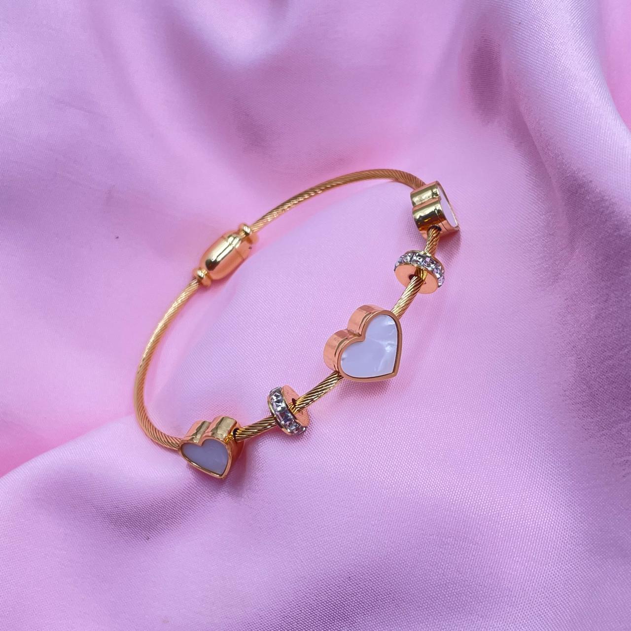 Heart Charm Bracelet