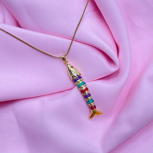 Colorful fish Necklace