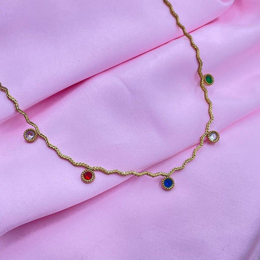 The Rainbow Dot Necklace