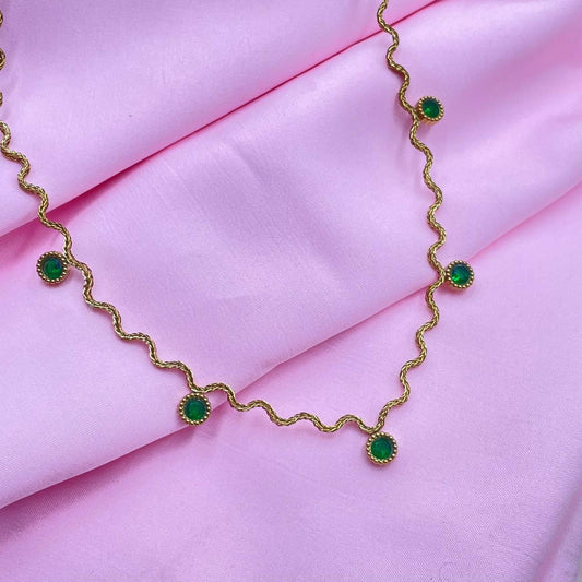 Green Stone Necklace