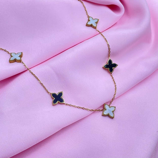 Reversible Flower Necklace