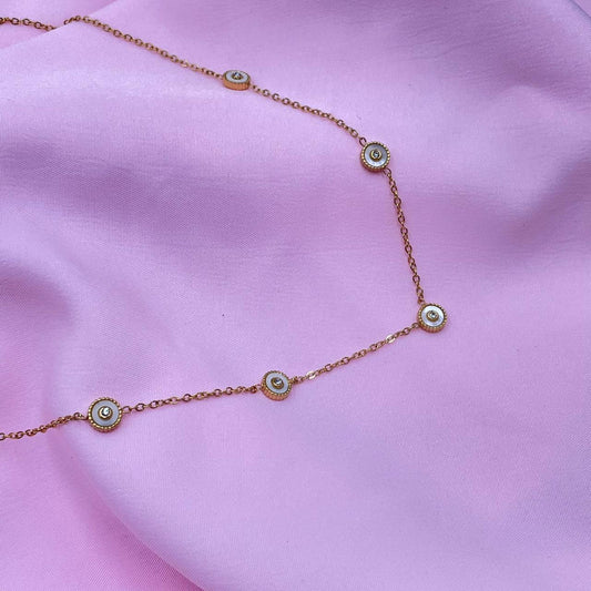 The Opal Bloom necklace