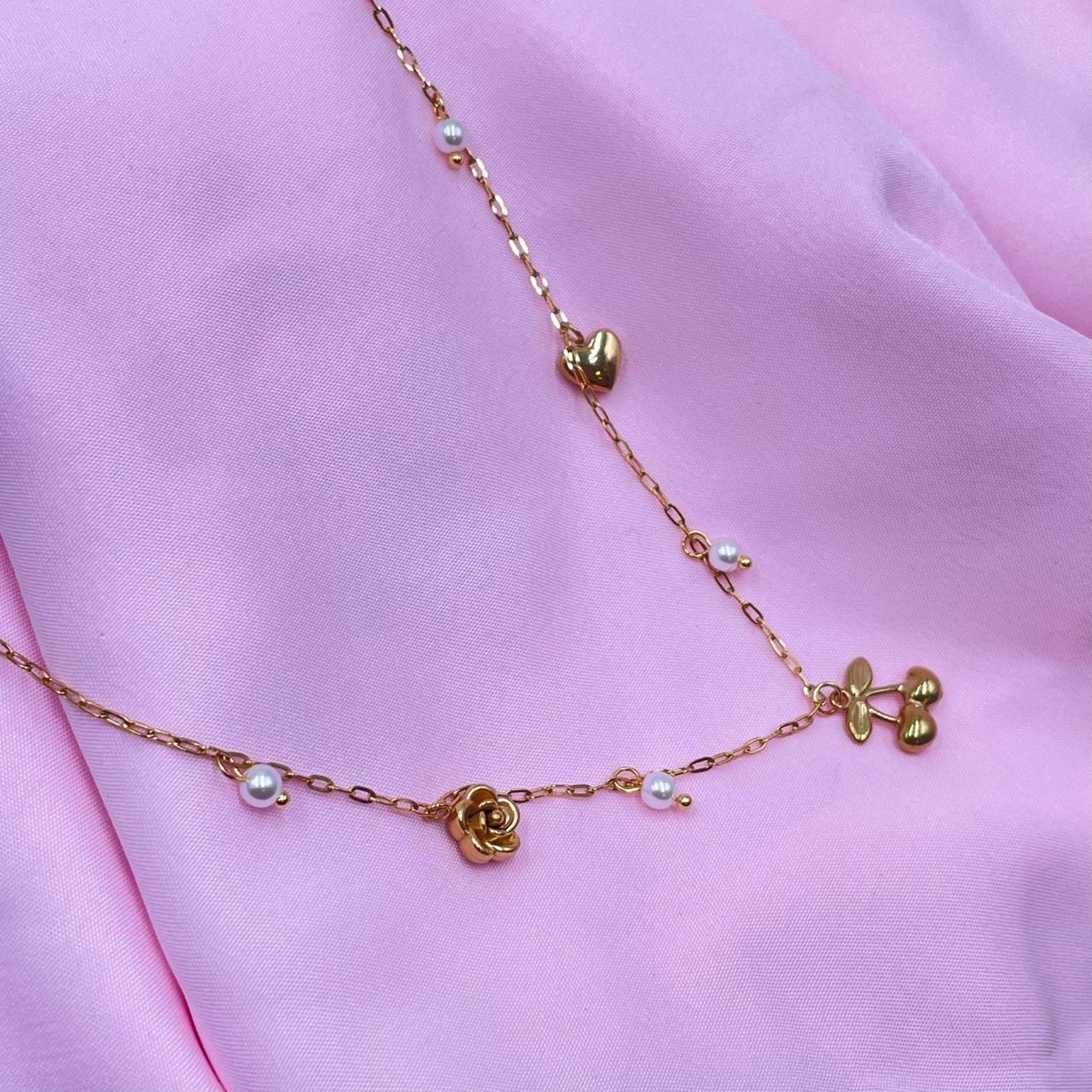 Golden Charms necklace