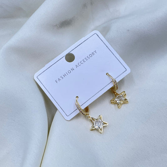 Gold Star Earrings