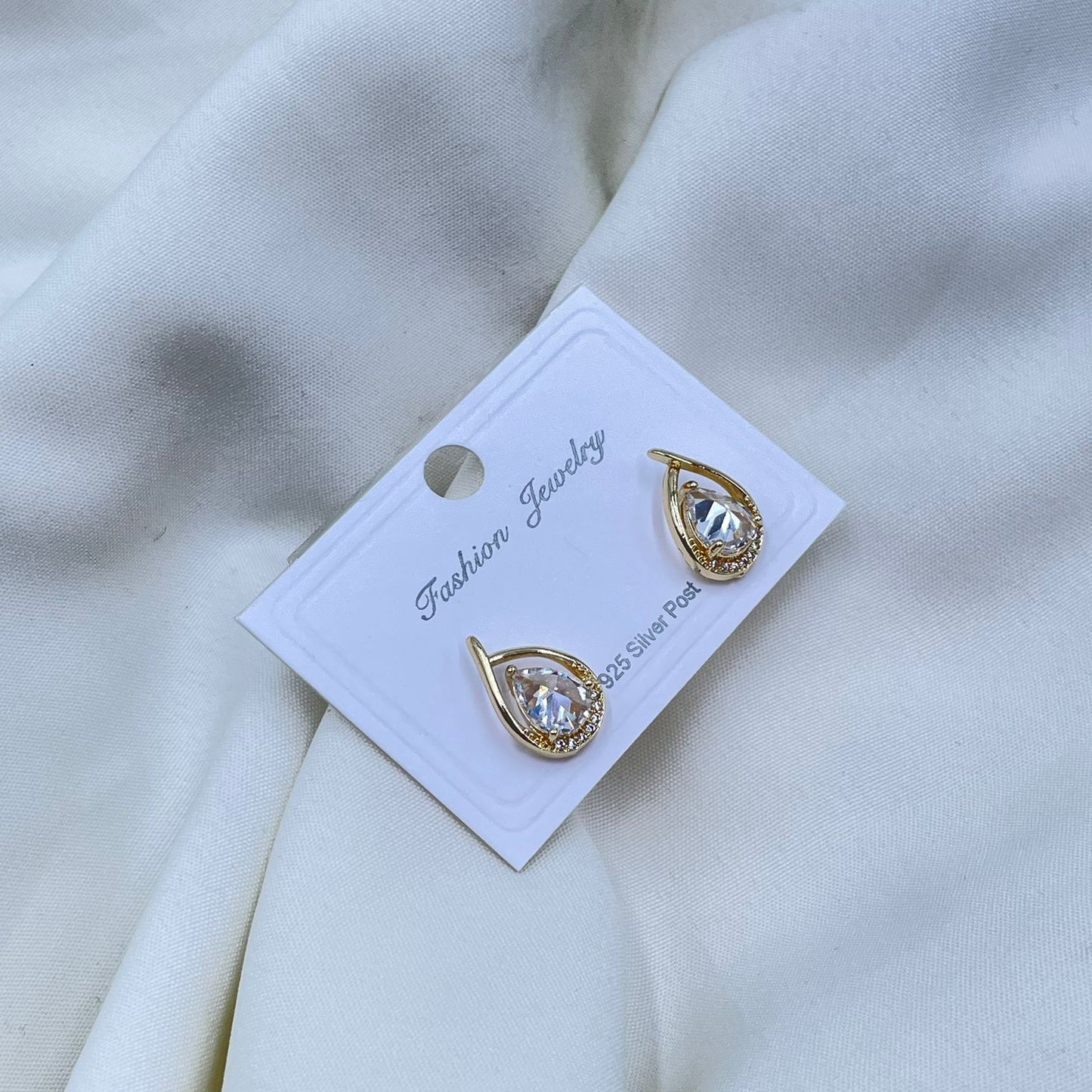 Gold Teardrop Earrings